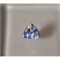*Rare Tanzanite Gemstone  Only Found in Tanzania, Africa  .35ct  Trillion Cut  4mm*