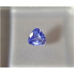*Rare Tanzanite Gemstone  Only Found in Tanzania, Africa  .35ct  Trillion Cut  4.5mm*