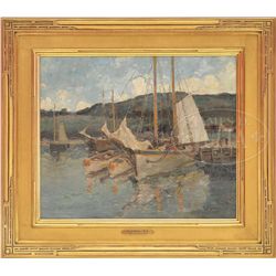 PAUL BERNARD KING (American, 1867-1947) CAMDEN HARBOR