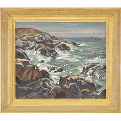 WILLIAM LESTER STEVENS (American, 1888-1969) OCEAN POINT, MAINE