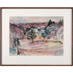 WILLIAM ZORACH (American, 1887-1966) ROBINHOOD COVE, 1940.