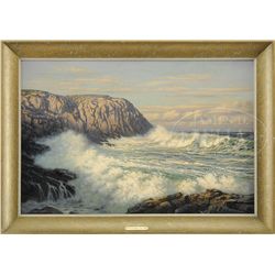 JOSEF M. ARENTZ (American 1903-1969) "WHITE HEAD MONHEGAN"