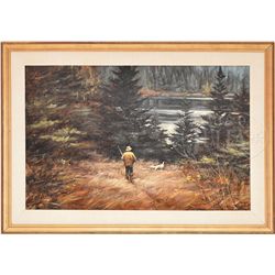 JOHN SWAN (American, 1948- ) "PARMACHENE GROUSE"