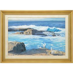 WILLIAM BALDWIN (American, 20th Century) "OFF ISLESBORO"