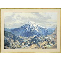 LAURENCE PHILIP SISSON (American, 1928- ) "MT. FUJI REVISITED"