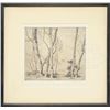 Image 1 : ALFRED HEBER HUTTY (American, 1877-1954) "BIRCHES"