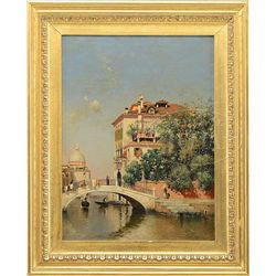 WARREN W. SHEPPARD (American, 1858-1937) VENICE CANAL