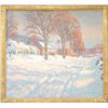 Image 1 : ROBERT E. OWEN (American, 1878-1957) NEW ENGLAND WINTER