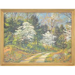 ROBERT EMMETT OWEN (American, 1878-1957) "DOGWOOD, APRIL 1935"