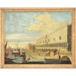 FOLLOWER OF CANALETTO (Italian, Early 19th Century or Earlier) "DOGE'S PALACE"