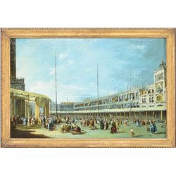 FOLLOWER OF CANALETTO (Italian, Early 19th Century or Earlier) PIAZZA SAN MARCO