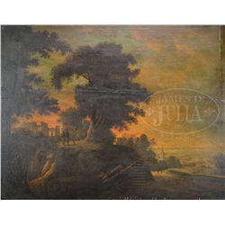 UNSIGNED (British School, Mid 19th Century) OLD MASTER STYLE LANDSCAPE