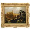 Image 1 : ATTRIBUTED TO SIDNEY RICHARD PERCY (British, 1821-1886) CASTLE RUINS IN LANDSCAPE