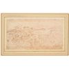 Image 1 : UNSIGNED (European, 18th Century or earlier) LANDSCAPE SKETCH