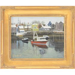 PAUL GOODNOW (American, 1958-2012) ROCKPORT HARBOR