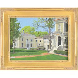 PAUL GOODNOW (American, 1958-2012) "HOUSE ON SUMMER STREET"