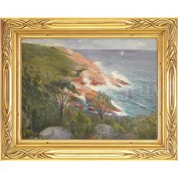 RANDALL VERNON DAVEY (American, 1887-1964) COASTAL VIEW