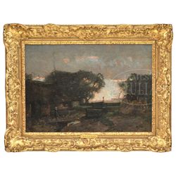 HENRY WARD RANGER (American, 1858-1916) SUMMER LANDSCAPE