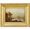 Image 1 : CHARLES HENRY GIFFORD (American, 1839-1904) TRANQUIL LAKE WITH SNOW-TOPPED MOUNTAIN PEAKS