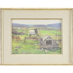 PETER POSKAS (American, 1939) "FIRST TURNING"