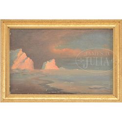 WILLIAM BRADFORD (American, 1823-1892) SKETCH OF ICEBERGS