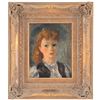 Image 1 : ROBERT PHILIPP (American, 1895-1981) YOUNG GIRL WITH RED HAIR