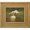 Image 1 : WARREN DAVIS (American, 1965-1928) "LEDA AND THE SWAN"