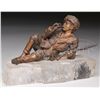 Image 1 : UNSIGNED (Russian, 19th/20th Century) RUSSIAN WITH RIFLE ON ICE FLOW