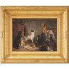 Image 1 : UNSIGNED (19th Century) THE DOG ARTIST