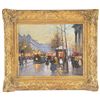 Image 1 : EDOUARD LEON CORTES (French, 1882-1969) EVENING PARIS STREET