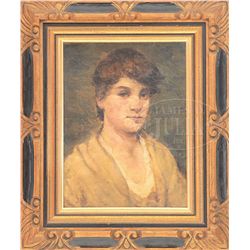 ATTRIBUTED TO DANTE GABRIEL ROSSETTI (British, 1828-1882) "JENNE DE FRANCE"
