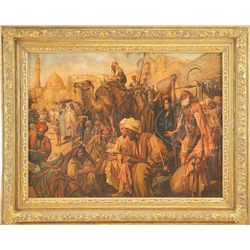 AUGUSTINO (20th Century) ARAB MARKET