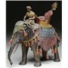 Image 2 : UNSIGNED (Austrian, 19th/20th Century) ELEPHANT WITH HOWDAH AND PARSEE