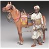 Image 1 : BERGMAN FOUNDRY (Austrian, Second Half of 20th Century) ARAB STANDING WITH GUN NEXT TO HORSE