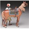 Image 2 : BERGMAN FOUNDRY (Austrian, Second Half of 20th Century) ARAB STANDING WITH GUN NEXT TO HORSE
