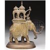 Image 1 : UNSIGNED (European, 19th/20th Century) ELEPHANT FIGURAL HOOKAH LIGHTER