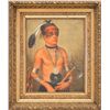 Image 1 : AFTER CHARLES BIRD KING (19th Century) PORTRAIT OF HOOWANNEKA (LITTLE ELK)