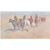 Image 1 : FREDERIC SACKRIDER REMINGTON (American, 1861-1909) "SIX REMINGTON PAINTING IN COLOR" (PORTFOLIO OF S
