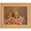 Image 1 : A. LOEFFLER (Early 20th Century) FRUIT AND WINE STILL LIFE
