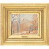 Image 1 : WALTER EMERSON BAUM (American, 1884-1956) EARLY WINTER SNOW LANDSCAPE