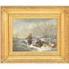 Image 1 : UNSIGNED (Possibly Russian, 19th Century) GATHERING STICKS IN WINTER