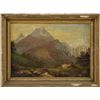 Image 1 : ROD E. MILLER (American, 19th/20th Century) ALPINE MOUNTAIN SCENE