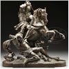Image 1 : UNSIGNED (European, 19th/20th Century) BATTLING KNIGHTS