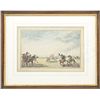 Image 8 : FIVE ANIMAL & SPORTING RELATED COLORED ENGRAVINGS ()
