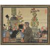 Image 2 : H. FORSTER (1st Half 20th Century) THREE WORKS: MAN IN CHURCH, MAN IN CARRIAGE, FIGURES ON STREET