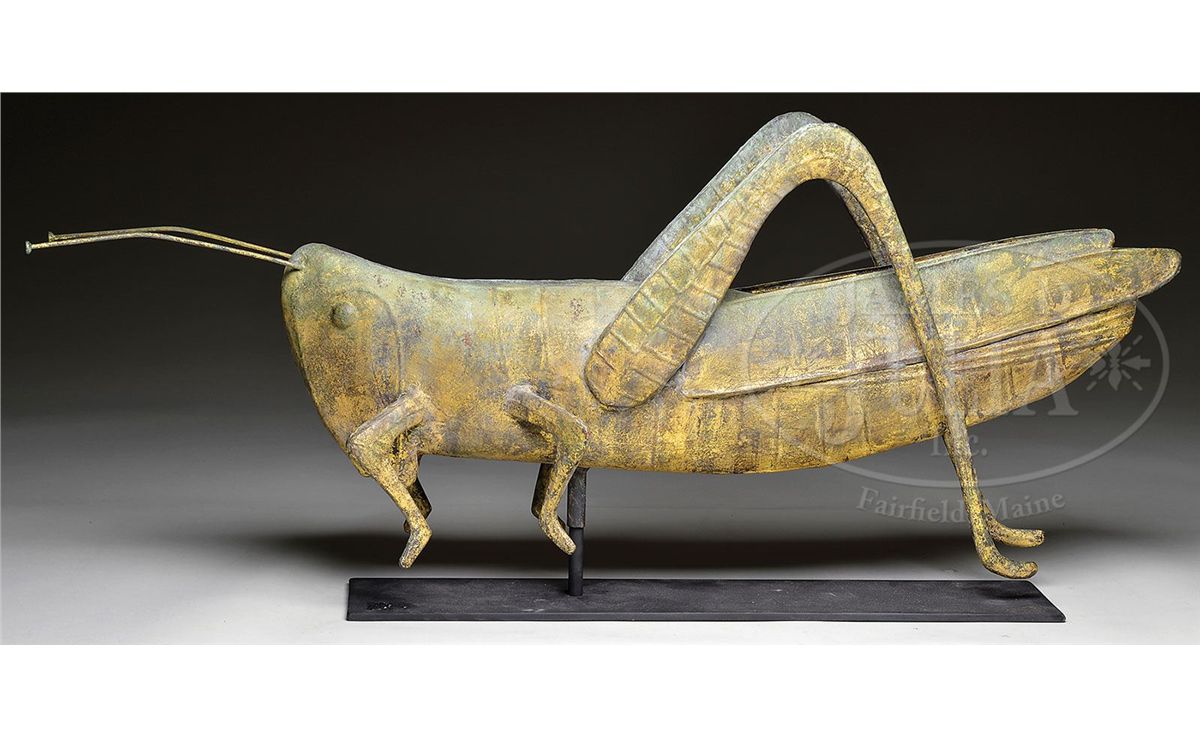 FULL BODY MOLDED COPPER WEATHERVANE.