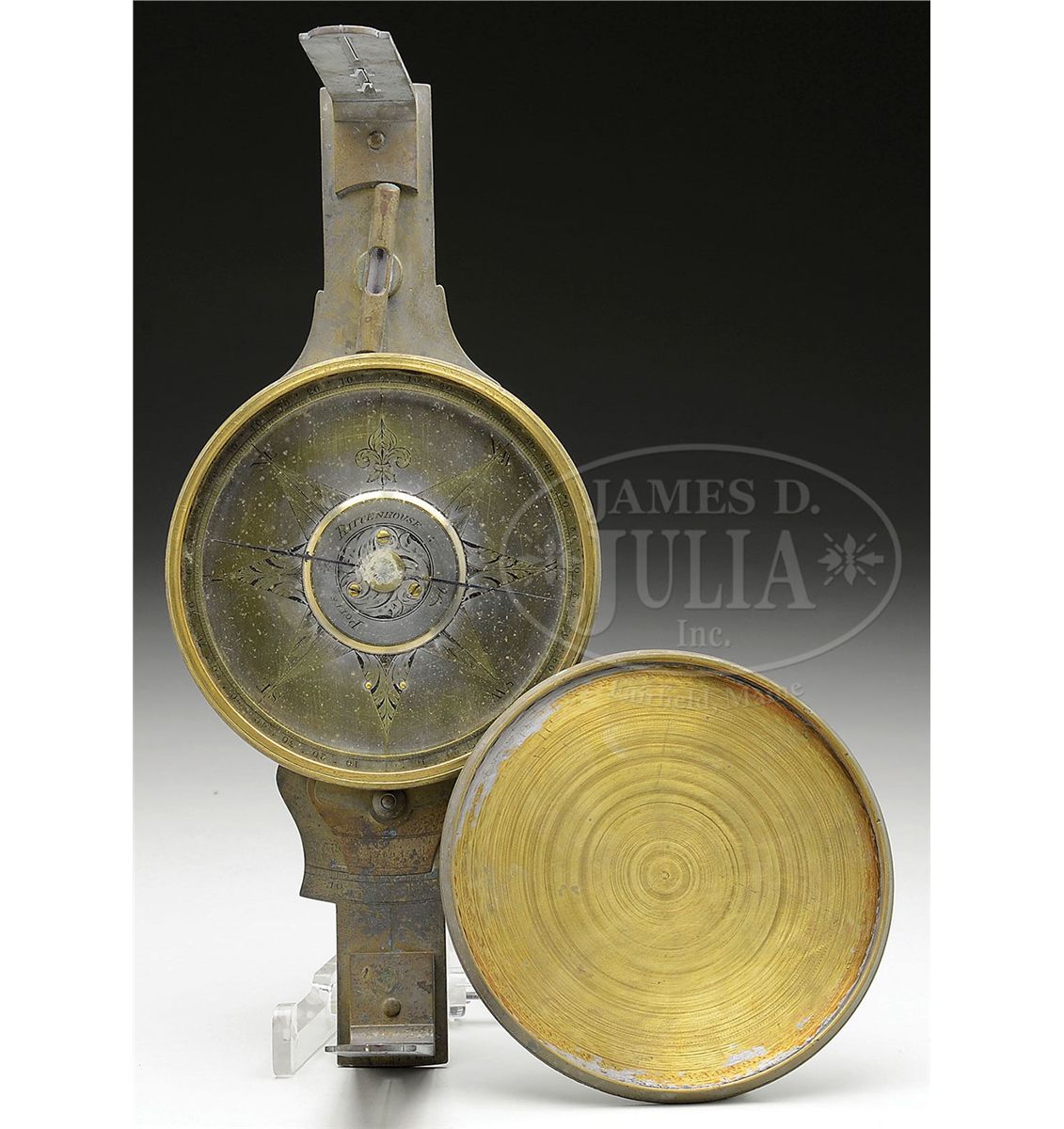Rare And Important Rittenhouse Potts Surveyor S Compass - image 1 rare and important rittenhouse potts surveyor s compass