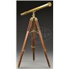 Image 1 : ROSS BRASS TELESCOPE ON STAND.