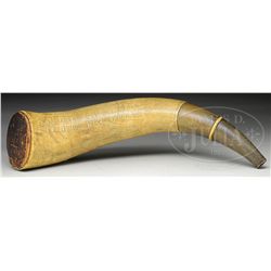ABRAHAM MILLAR POWDER HORN.