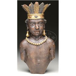 COUNTERTOP CIGAR STORE INDIAN TRADE FIGURE.
